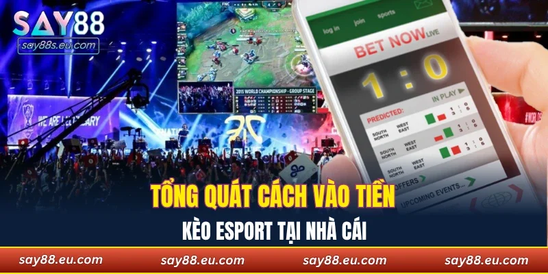 Tổng quát cách vào tiền kèo Esport tại nhà cái 